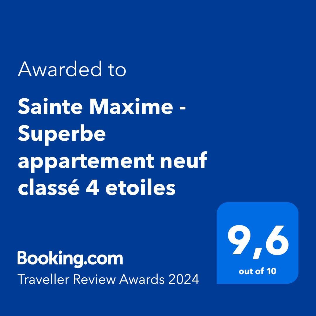 Sainte Maxime - Superbe Appartement Neuf Classe 4 Etoiles Exterior photo